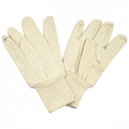 2000 Cotton Canvas Gloves, Knit Wrist, 8 oz - Size Large – Swift First Aid