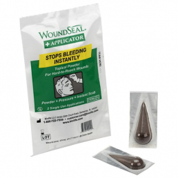 Wound Seal Safe & Effective Bleeding Tube Applicator Powder, 4Ct, 4-Pack 