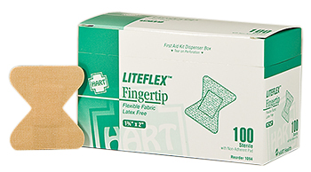 Fingertip, Light Woven Adhesive Bandage (100/box)