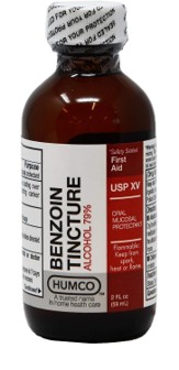 Antiseptic Benzoin Tincture Topical Liquid 2 oz. Bottle