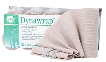 4” x 5 yd Elastic Bandage with clips