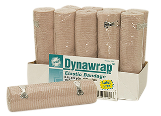 6” x 5 yd Elastic Bandage with clips