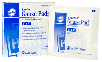 4” x 4” Gauze Pads - Box of 10