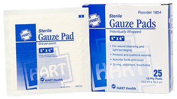 4” x 4” Gauze Pads - Box of 25