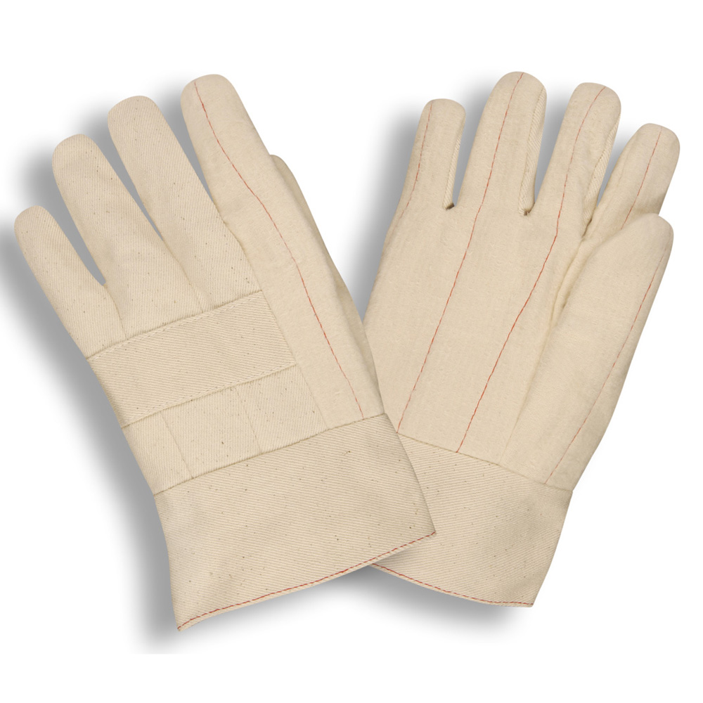 2500 Hot Mill Gloves with Band Top, Standard, 24 oz - Size Large