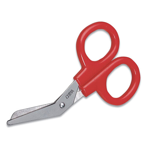 First Aid Kit Scissor 4” (red handle)