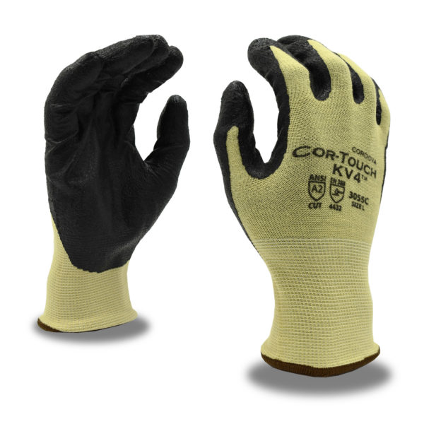 3055C Cor-Touch KV4™ Lycra Shell Foam Palm Coated Gloves, Cut Level A2 - Size XLarge