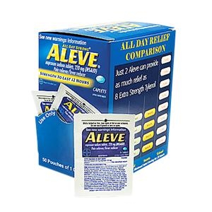 ALEVE Naproxen (50 packets of 1 caplet)