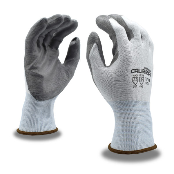 3716 CALIBER™ High Performance Polyethylene (HPPE) Gloves, Cut Level A2 - Size XLarge
