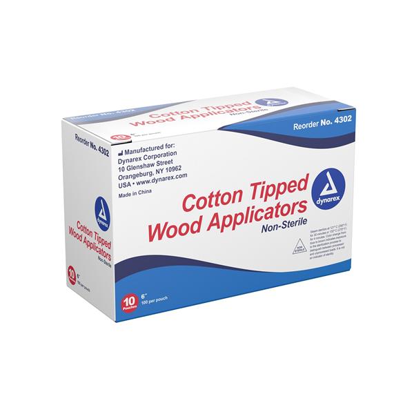 6” Cotton Tip Applicators (1000/box)