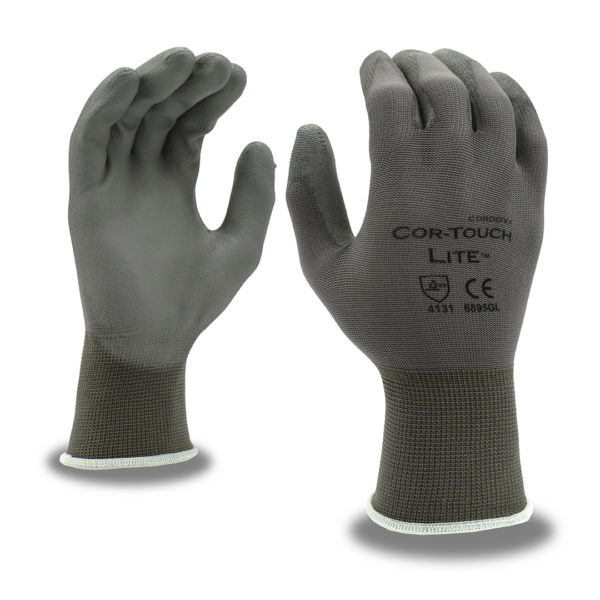 6895G COR-TOUCH LITE™ Gloves, Polyurethane (PU) Palm - Size Extra Large