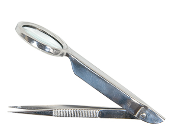 Forcep Splinter with Magnifier, 3.5”