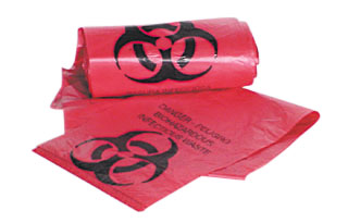 Biohazard Waste Bags 7-10 gallon - Pack of 10