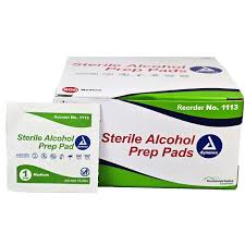 Alcohol Prep Pads – Medium, Box of 200 | Sterile, Individually Wrapped, 70% Isopropyl Alcohol