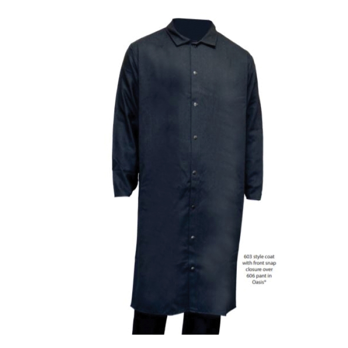 CPA Welding Coat, Oasis 12 oz. Weight 45”, Navy