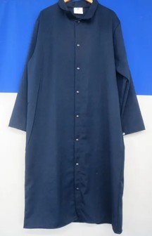 Chicago Protective Apparel Marlan Coat 10.3oz, Navy, with Snaps