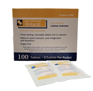 Antacid, Citrus Flavored - Box of 100