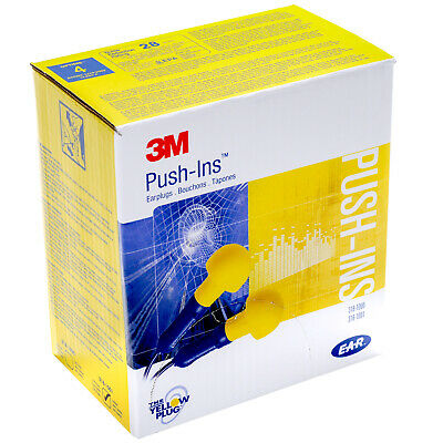 3M™ E-A-R™ Push-Ins™ Earplugs NRR28, Corded - Box of 100 Pairs