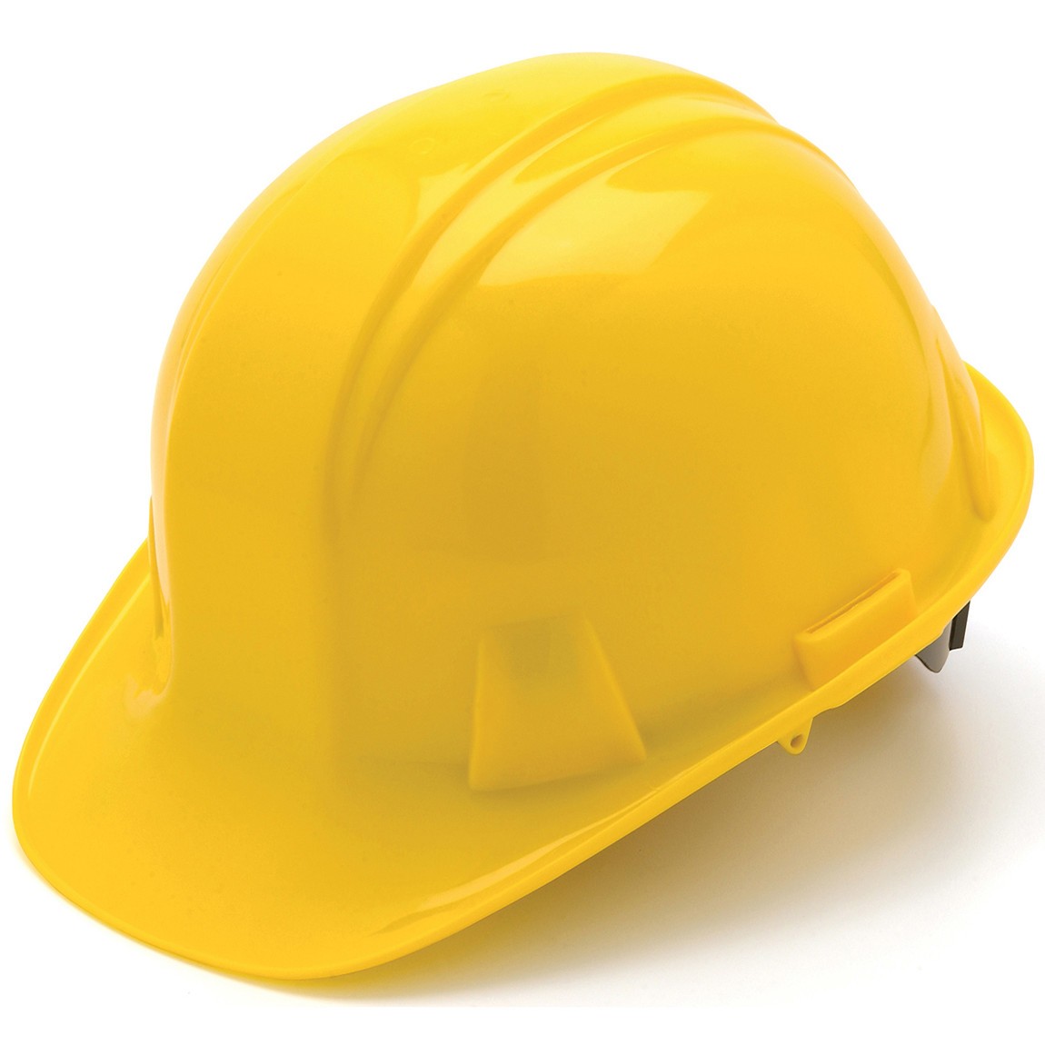 Hard Hat, 4-Point Ratchet Suspension, Yellow