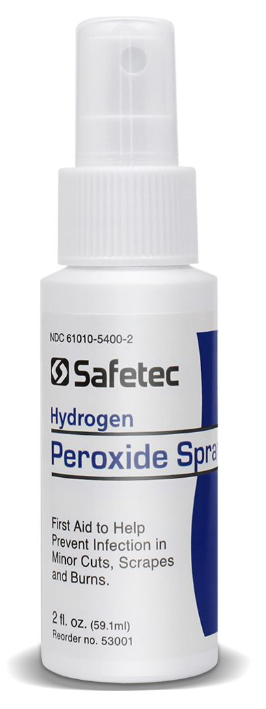 Hydrogen Peroxide pump spray, 2 oz.