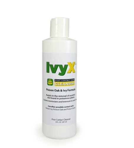 IvyX Poison Oak & Ivy Cleanser – 4 oz | Post-Contact Skin Protection with Aloe Vera