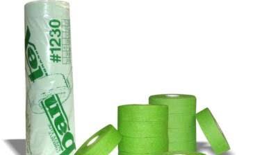 Bantex Co-adhesive green finger safety tape - 16 rolls/pack