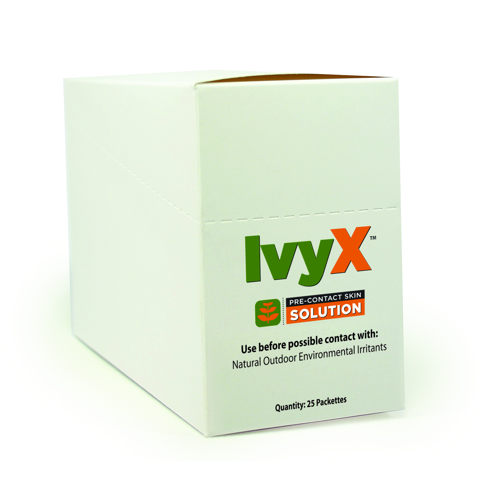 IvyX Pre-Contact Poison Oak & Ivy Barrier Wipes – 25/Box | Invisible Skin Protection for Outdoor Exposure