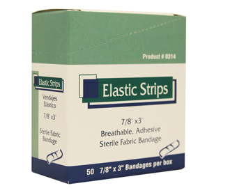 Strip, Heavy Woven 7/8” x 3” Adhesive Bandage (50/box)