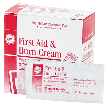 First Aid & Burn Cream .9g packets - Box of 25