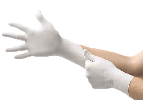 MO-150 Microflex Micro One® Powdered Latex Disposable Gloves - Size Large